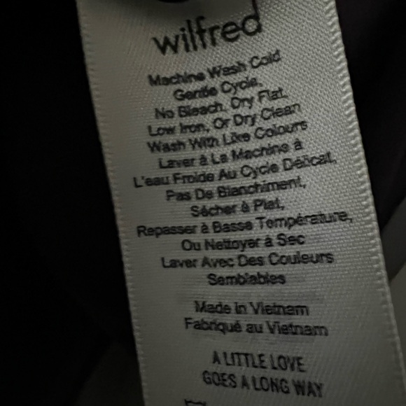 Aritzia Wilfred Talmont bodysuit in BURGUNDY - Picture 8 of 8